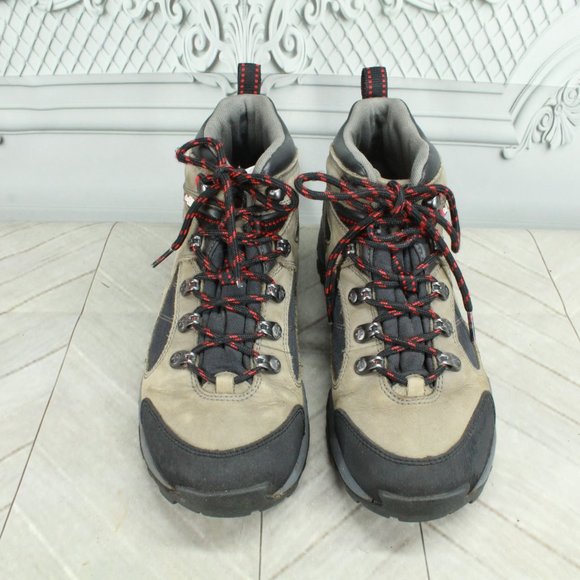 Wenger Tan Leather Lace Up Out Dry Hiking Boots Size 8 - Picture 5 of 9